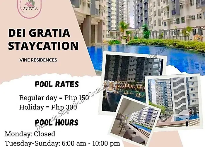 Hotel Smdc Vine Residences 2br Wifi+netflix